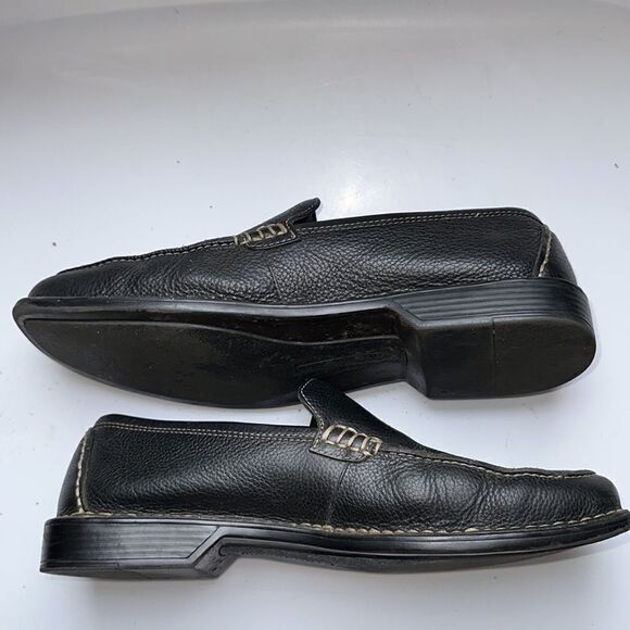 Rockport dark brown (almost black)‎ slip on leather loafers